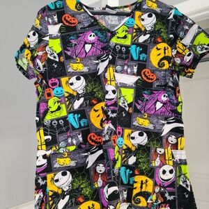 Disney Black and Purple Nightmare Before Christmas Top
